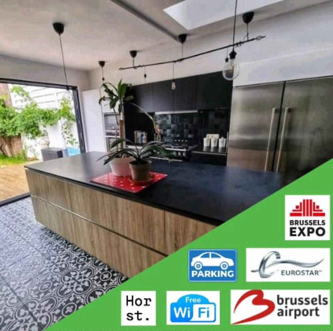 Appartement 3 Chambres Centre Vilvoorde Bruxelles Brusselsairport Expo Nato Anvers Wifi Free Parking Buitenkant foto